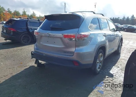 2015 Toyota Highlander Limited V6 from USA, damaged, VIN 5TDDKRFH0FS114972